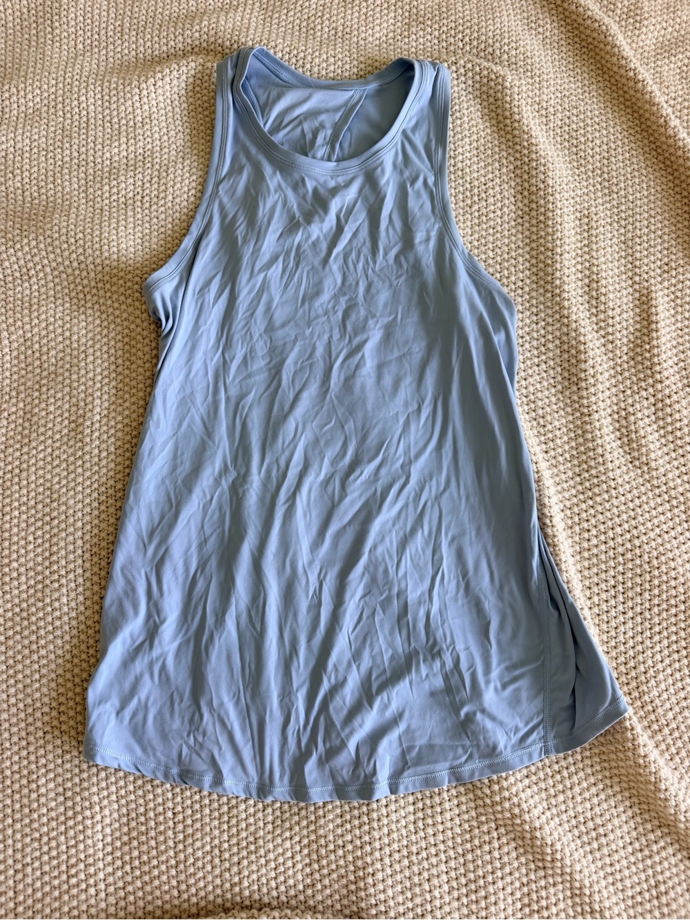 🩵 Lululemon Open-Back Tie Tank — Size 8